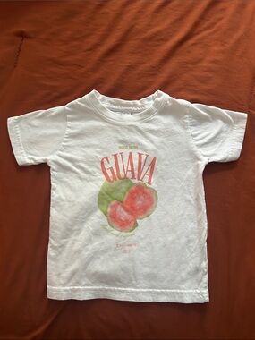 White Kids Guava Graphic Tee
